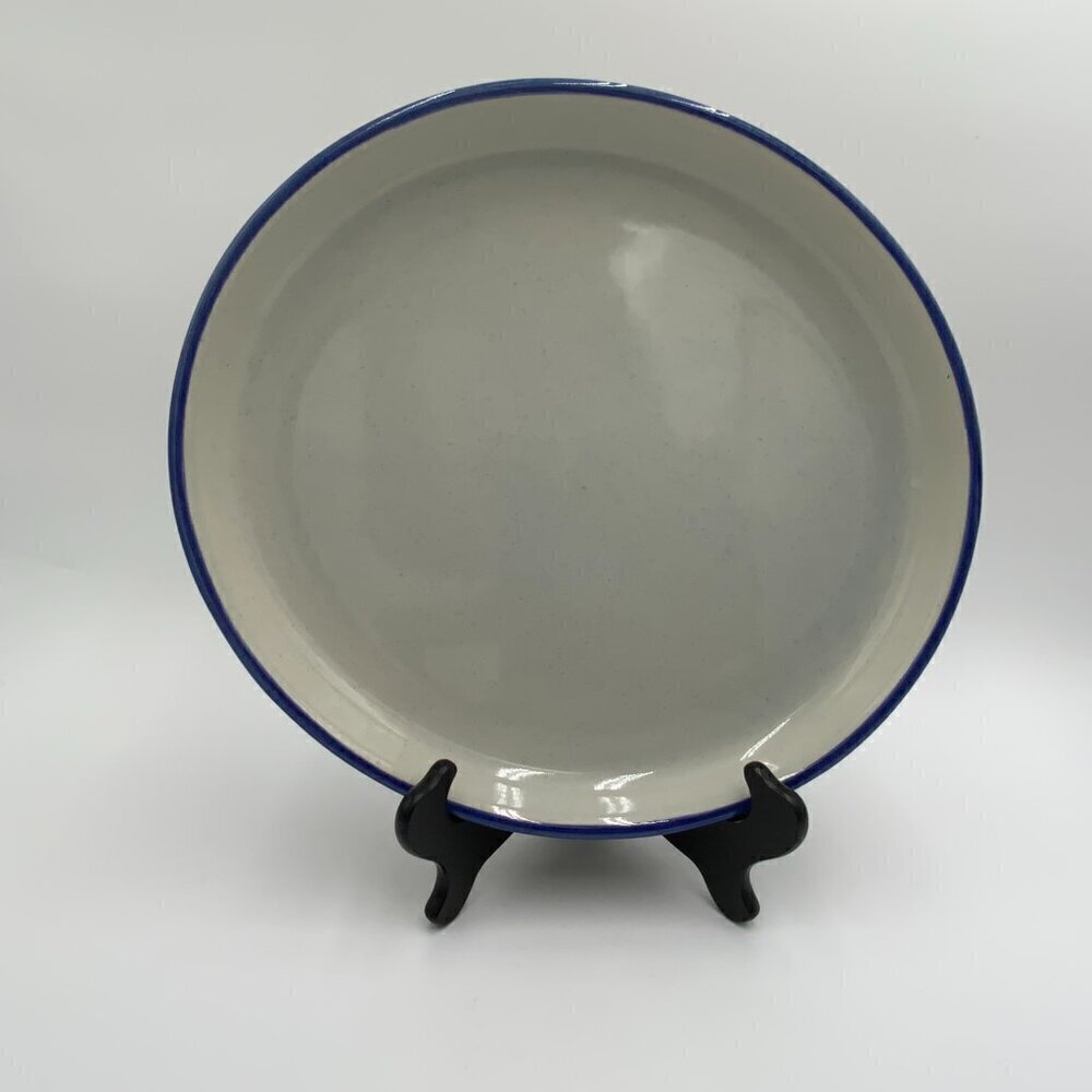 Franciscan Dinnerware Dutch Weave Blue Made in USA 32 Serving Platter - Picture 2 of 9